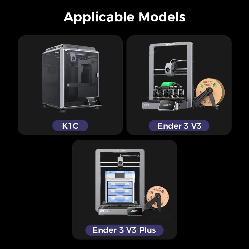 Boquilla Creality Ender 3 V3/K1C, boquilla de intercambio rápido Unicorn con cubierta de silicona para impresora 3D K1C/K1 SE/Ender 3 V3/V3 Plus/V3 KE