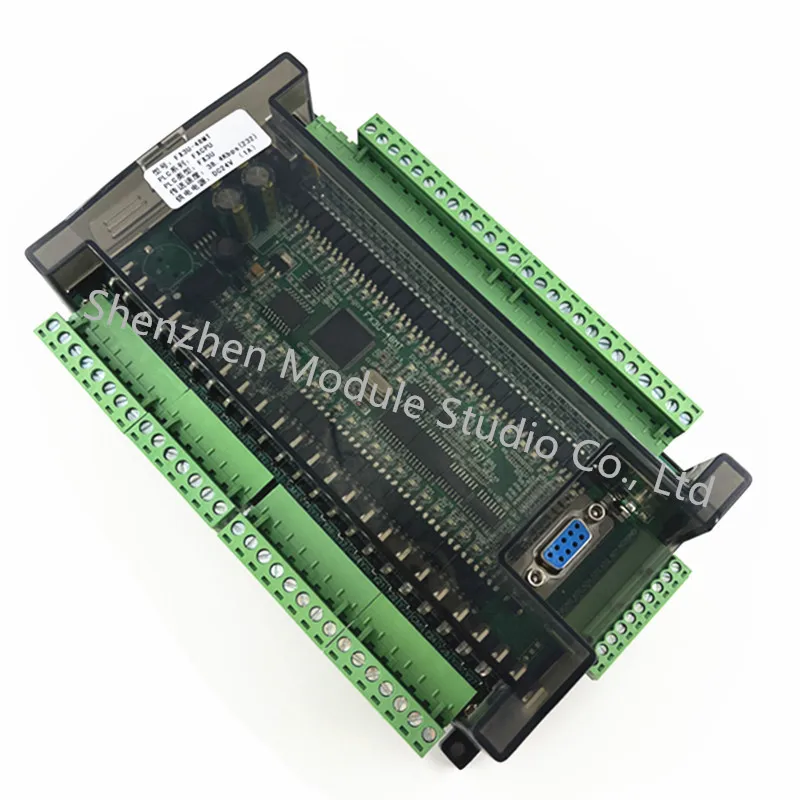 1 Uds FX3U-48MT FX3U-48MR PLC Placa de control industrial 6AD 2DA 24 entradas 24 salidas con comunicación RTC RS485 puede