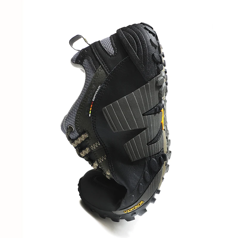 Zapatos de Trekking para amantes del aire libre, zapatos de senderismo impermeables para hombres, botas de montaña de cuero genuino, zapatos tácticos de caza en el bosque