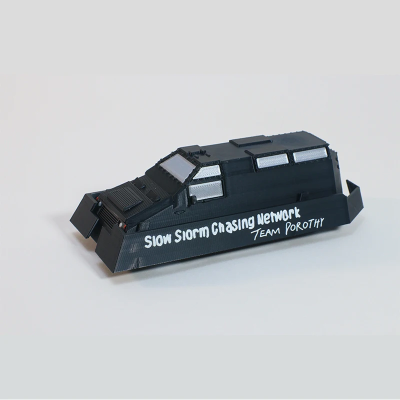 Modelo Coleccionable de Escritorio del Vehículo Blindado Team Dorothy Storm Chaser, Interceptor de Tornados, Regalo para Amantes de la Meteorología