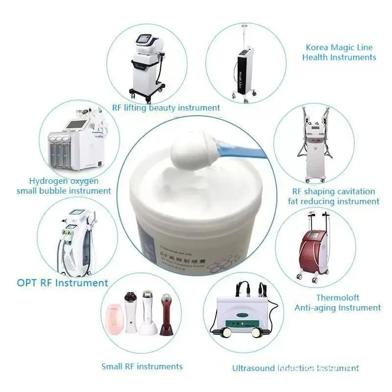 Crema de alta frecuencia para la piel, Gel importado de 1000ml, dispositivo de tratamiento hidratante, instrumento de lubricación dedicado para salón de belleza