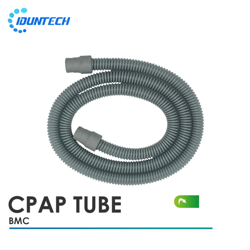 Tubo de máscara de respiración, 2 uds., tubo Flexible, conexión con respirador y aparato de máscara de respiración para Apnea del sueño y ronquidos