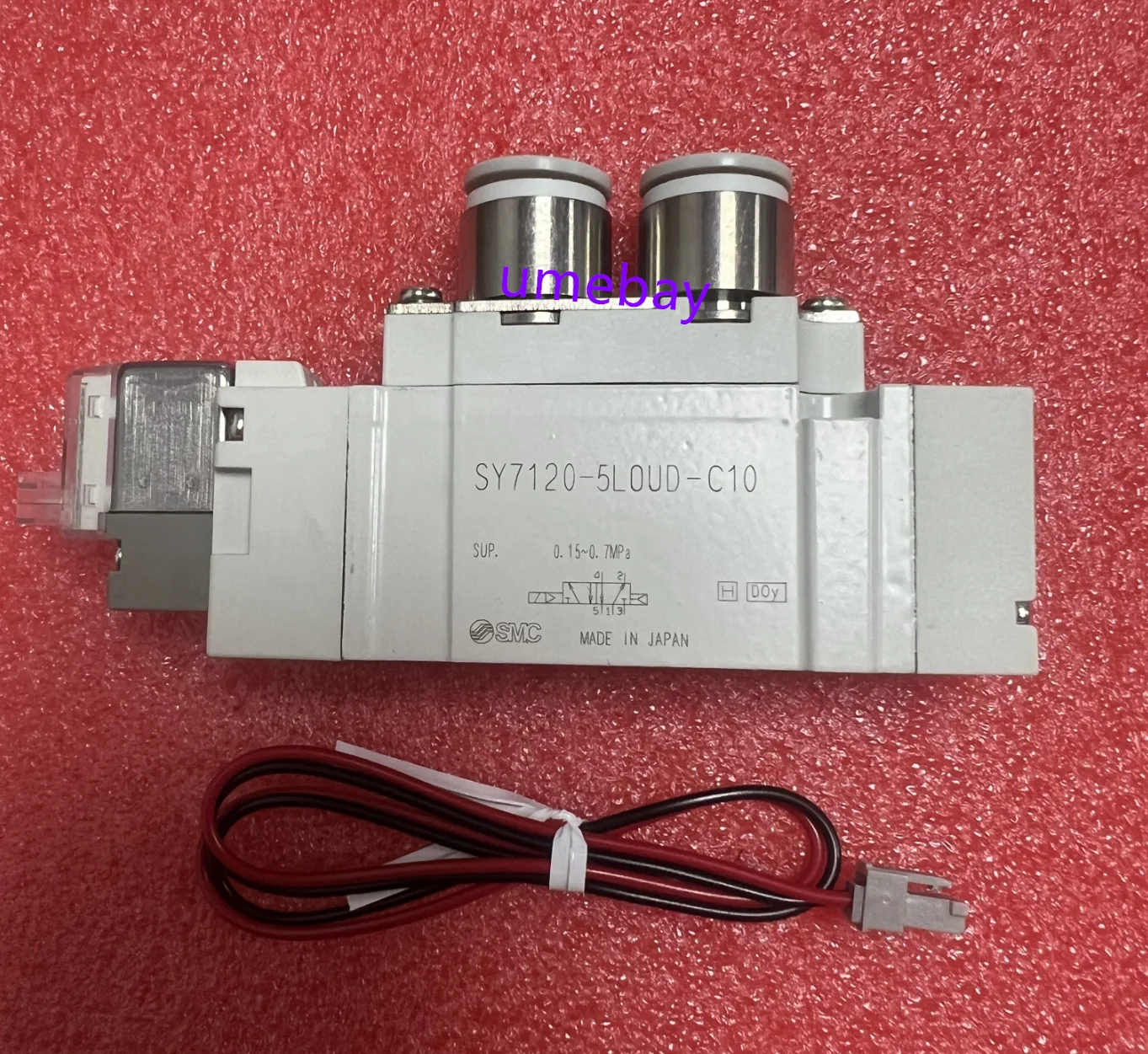 1 Pieza, Válvula Solenoide, SY7120-4LZD-C8 SY7120-5GD-C8 SY7120-5LOUE-C8 SY7120-5GZE-C8 SY7120-5LZD-C10 SY7120-5LOUD-C10