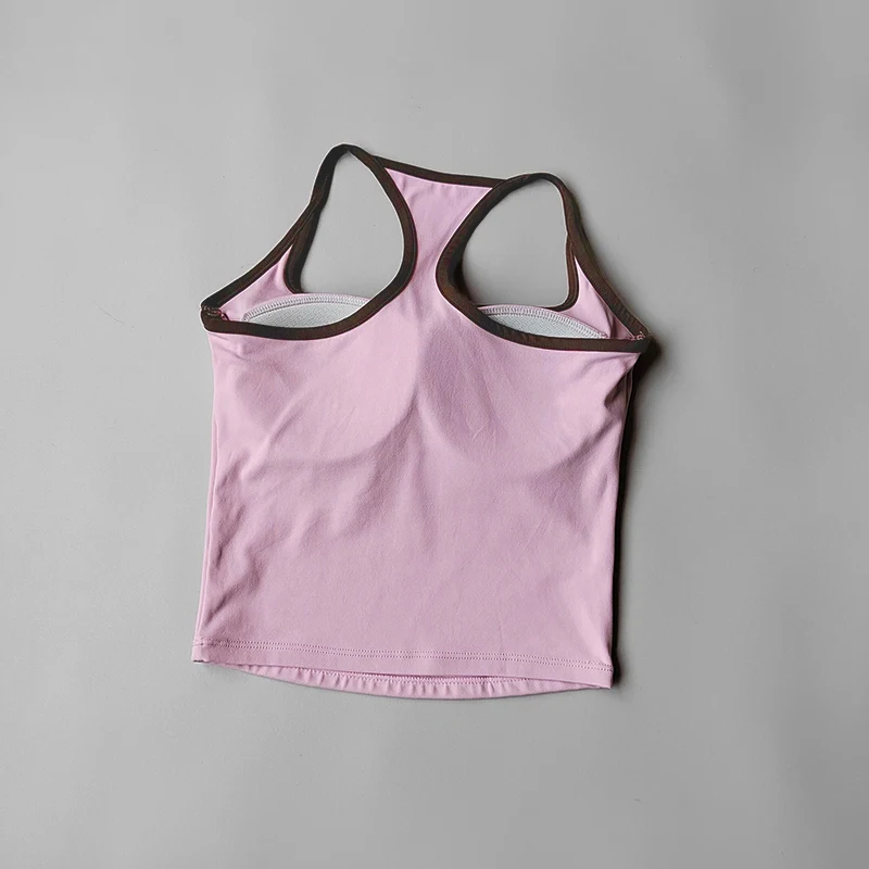 Camiseta sin mangas de Pilates para mujer, Sujetador deportivo de realce, sujetadores de Fitness transpirables huecos, chaleco de Yoga para gimnasio, camisetas sexis para correr, ropa deportiva