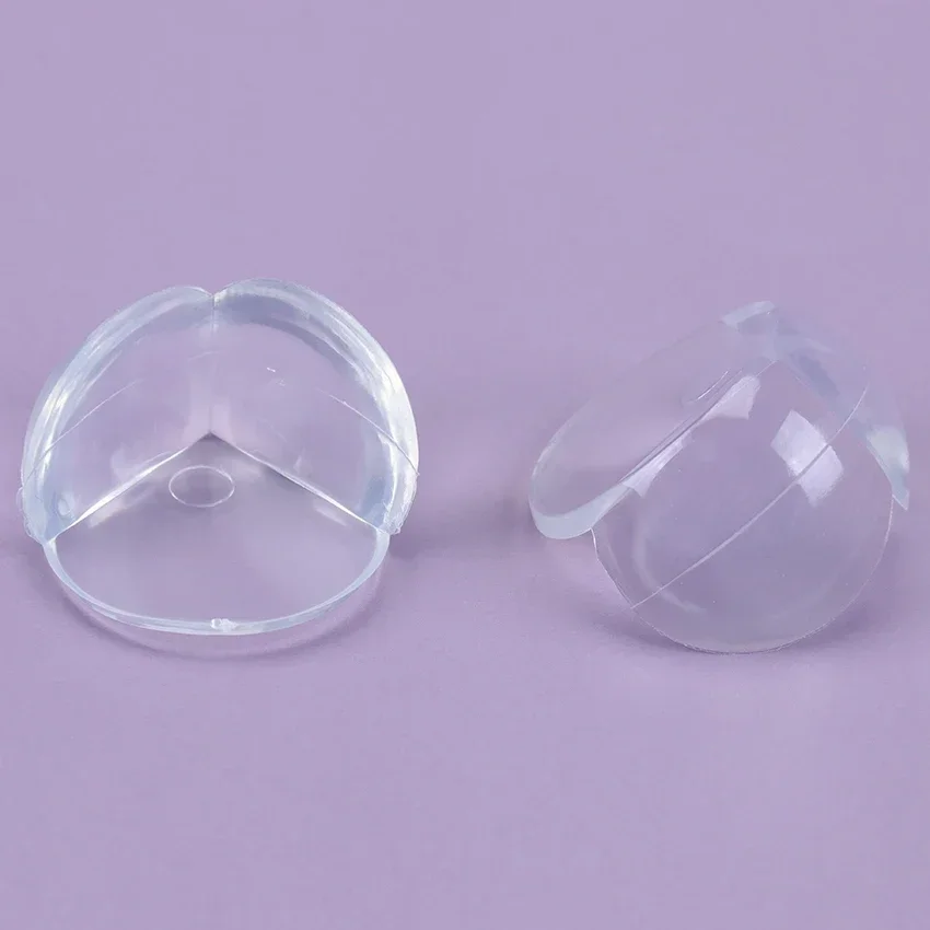 Protectores para las esquinas de las mesas a prueba de niños - 16 PCS Protectores de bordes esféricos transparentes seguridad para niños