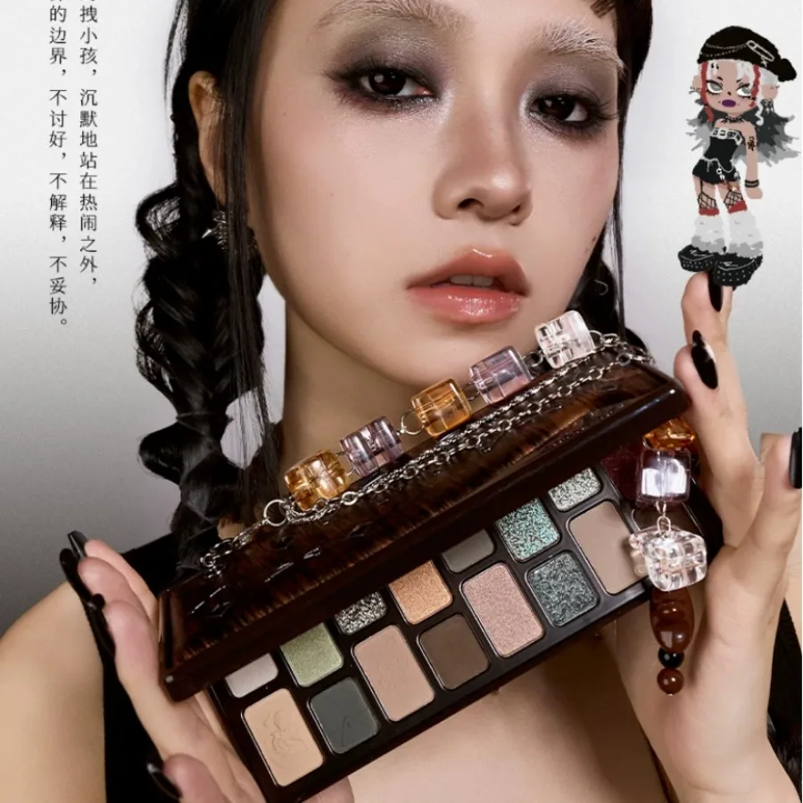 Paleta de Sombras de Ojos Cheeryep de 16 Colores, Mate y Brillante, Maquillaje Natural en Tonos Tierra para Uso Diario, Iluminador y Sombra Todo en Uno