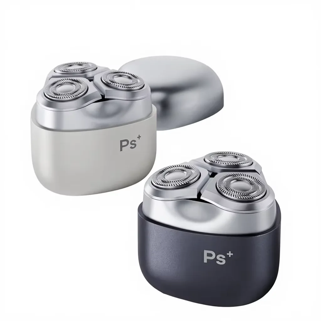 Mini afeitadora eléctrica con triple cuchilla metálica, maquinilla de afeitar portátil con motor de alta velocidad, regalo de viaje para hombres