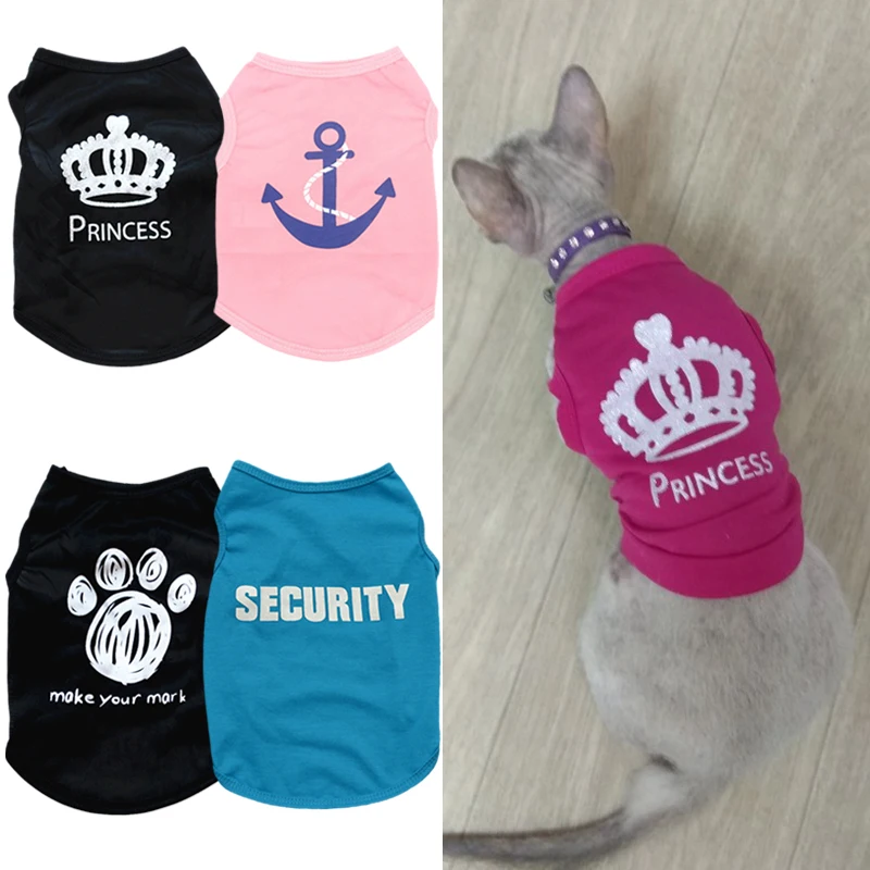 Ropa de Verano para Mascotas, Chaleco con Estampado Sólido para Cachorros y Gatos, Pijama Transpirable para Gatitos, Ropa para Gatos Sphynx y Persas