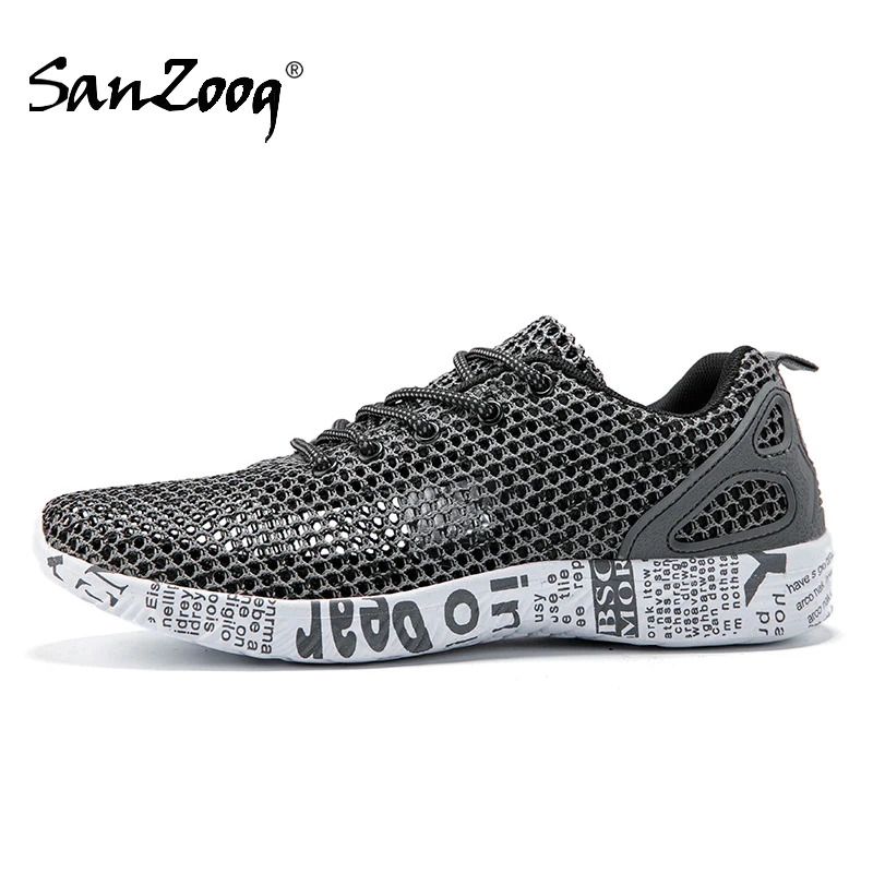 Zapatos de playa descalzos para hombre y mujer, zapatos para caminar en el agua, para pescar, nadar, zapatillas de deporte de malla acuáticas de secado rápido