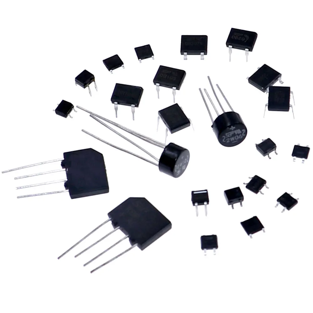 280 Uds 27 estilos Kit rectificador de puente DB106 KBP206 KBP307 MB6M MB10F MB6S DB107 DB207 ABS10 MB10M 2W10 MB8F DB104 ABS8 ABS210