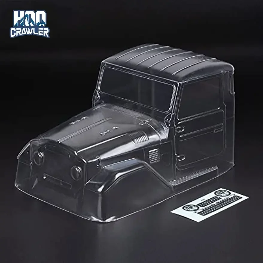 HooCrawler 1/10 1965 Toyota FJ40 camión cabina PC cuerpo transparente para RC Crawler Axial SCX10 TRX4 YIKONG 4102 RGT 86100 Redcat GEN8