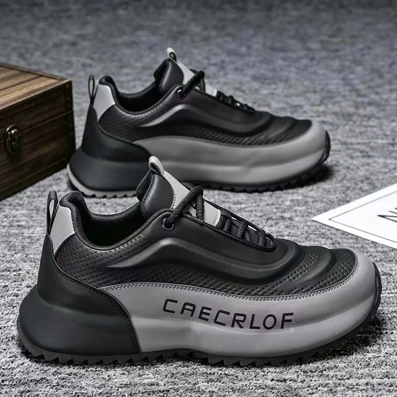 Zapatillas Casuales para Hombre, Forro de Tela Cómodo, Antideslizantes y Resistentes al Desgaste, Adecuadas para Deportes y Uso Diario