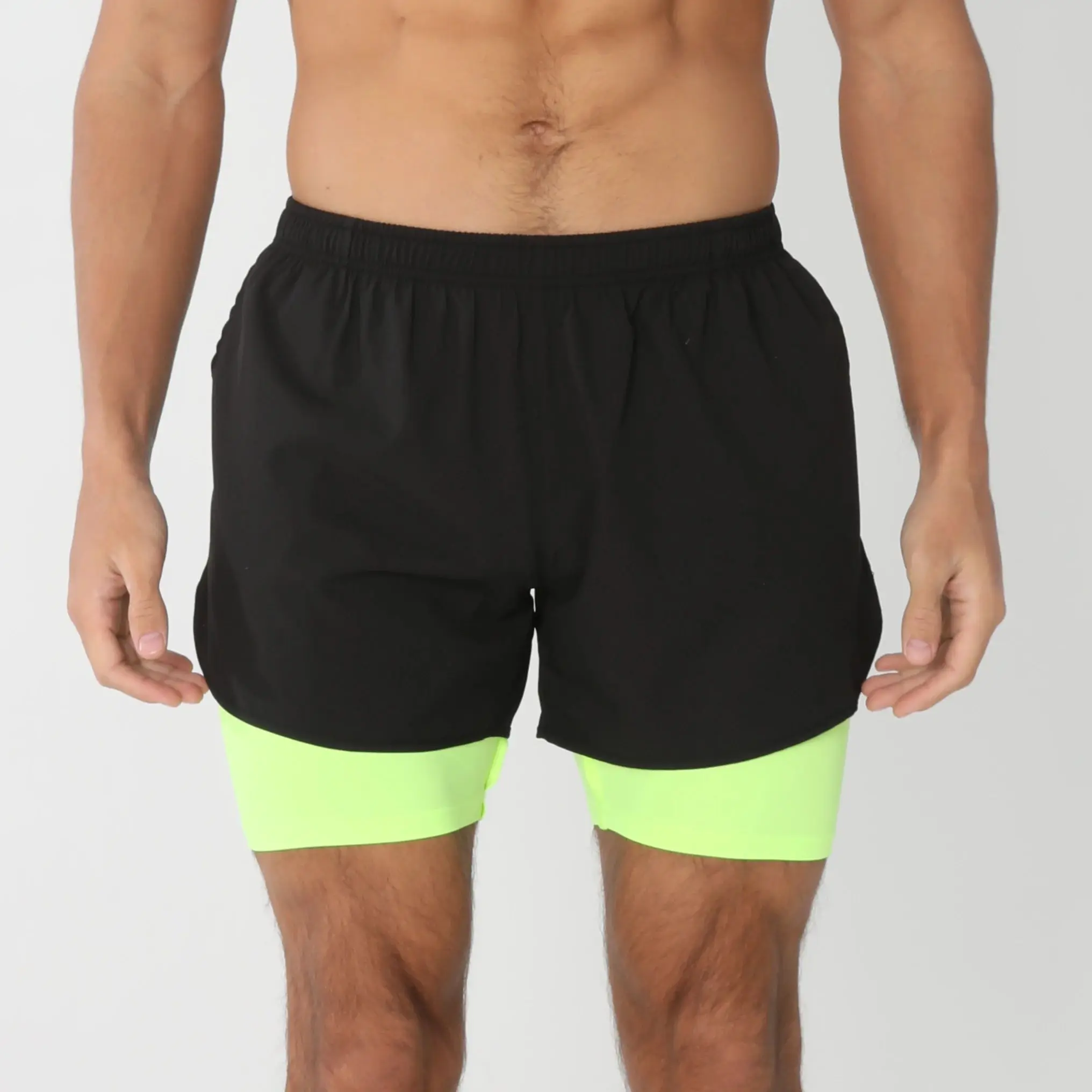 Pantalones cortos de gimnasio para hombre, pantalones cortos para correr con bolsillos con forro, bucle de toalla, pantalones cortos deportivos atléticos transpirables de entrenamiento ligeros de secado rápido para hom