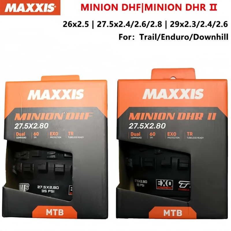 MAXXIS MINION DHR II/DHF neumático de bicicleta de montaña 26x2,5 27,5x2,5/2,6/2,8 29x2,3/2,4/2,5/2,6 MTB neumáticos de bicicleta de montaña Downhill Enduro Trail