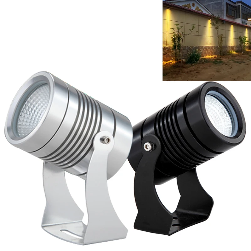 Lámpara LED para Jardín, Resistente al Agua, Regulable, 12V 110V 220V, Foco LED para Exteriores IP65, 5W 7W 10W 12W