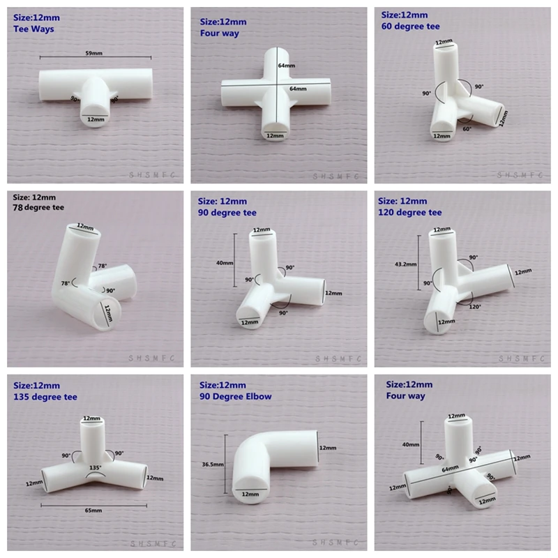 10-50 Uds ID 8mm 12mm 16mm 19mm accesorios de tubería accesorios de interfaz conectores de tubo DIY accesorios de pecera soporte de jardín