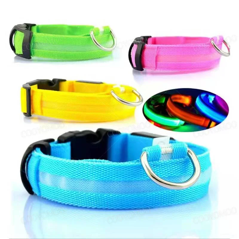 Collar de carga luminosa para perros de 3 modos, collares Led Usb para perros y gatos, Collar de prevención de pérdida de perro con brillo Led nocturno desmontable, accesorios para mascotas