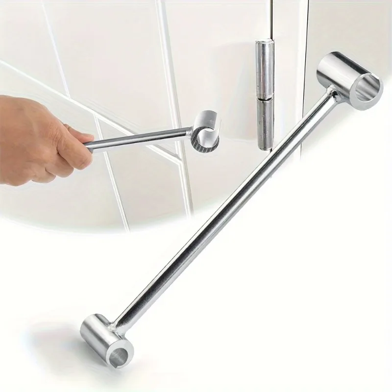 Llave de ajuste para bisagras de puerta de 19-14 mm, ajustador sin desmontaje, herramienta de ajuste para puertas y ventanas de hogar, herramienta de ajuste para puertas de armarios.