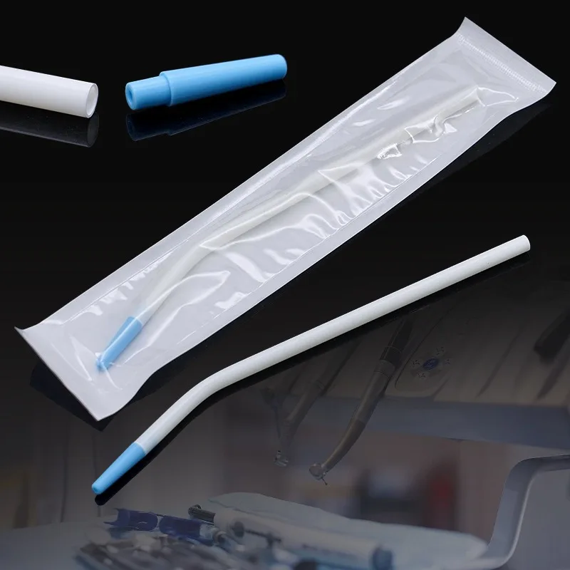 JUMTOP 50 Piezas Puntas de Succión para Aspirador Quirúrgico Dental, Expulsor de Saliva