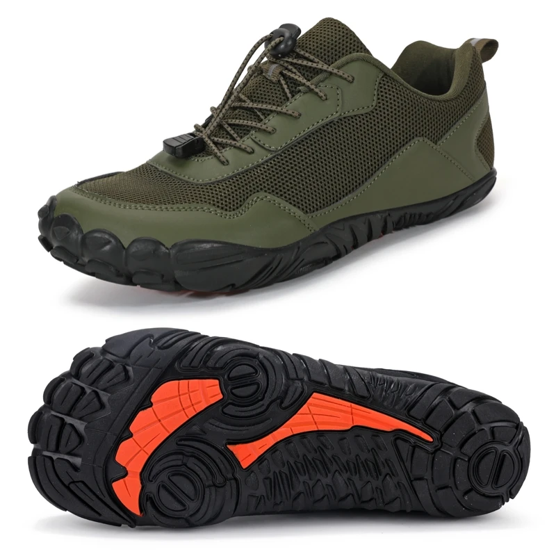Zapatos minimalistas para correr en el rastreo para hombre, zapatos descalzos UNISEX con punta ancha, calcetín acuático sin caída, kayak, canotaje, senderismo, surf, caminar