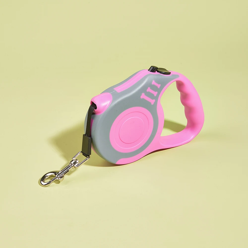 Correa para perro de 3m y 5m para perros pequeños y medianos, cuerda de nailon retráctil automática, extensión de plomo para gatos, suministros para caminar y correr para mascotas