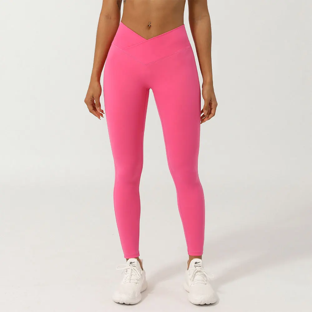 Mallas deportivas para mujer, mallas de cintura alta, pantalones elásticos sexis para Yoga, entrenamiento, correr, gimnasio, mallas transpirables de secado rápido para mujer