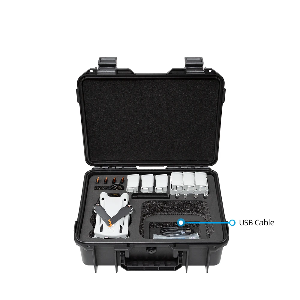 Para DJI Mini 3 funda a prueba de explosiones Mini 3 Pro bolsa portátil caja impermeable carcasa dura accesorios de gran capacidad funda