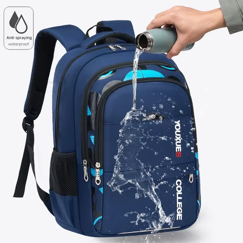Mochila Escolar Impermeable para Niños. Gran Capacidad, Buen Agarre y Función Impermeable. Adecuado para adolescentes, niños y niñas. Transpirable