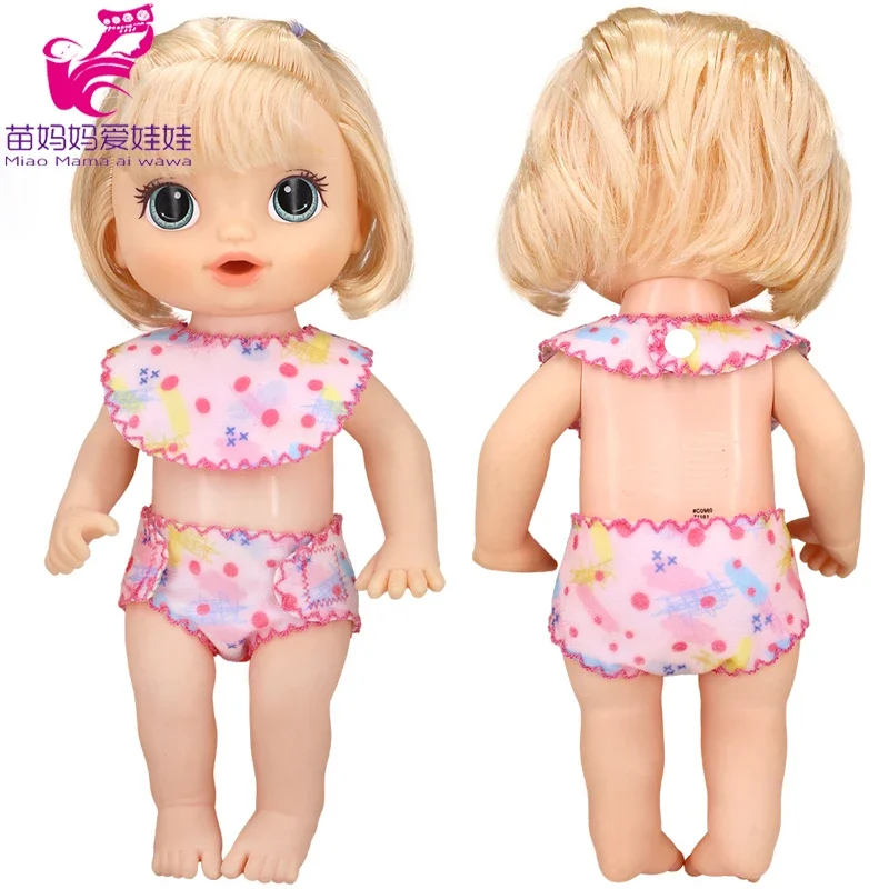 Ropa de muñeca de silicona de goma de 30 Cm, vestido de flores para muñeca bebé de 12 ", traje de baño para niños y niñas, regalo de Navidad