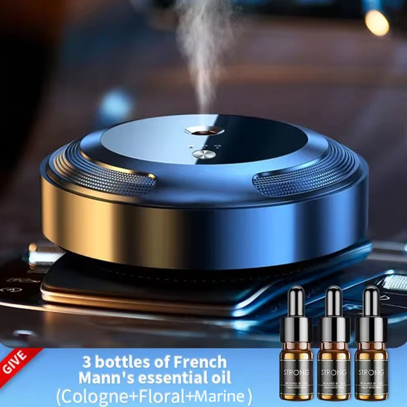 Ambientador inteligente para coche, difusor de fragancia, humidificador de niebla para coche, difusor de aceites esenciales, accesorios interiores de aromaterapia