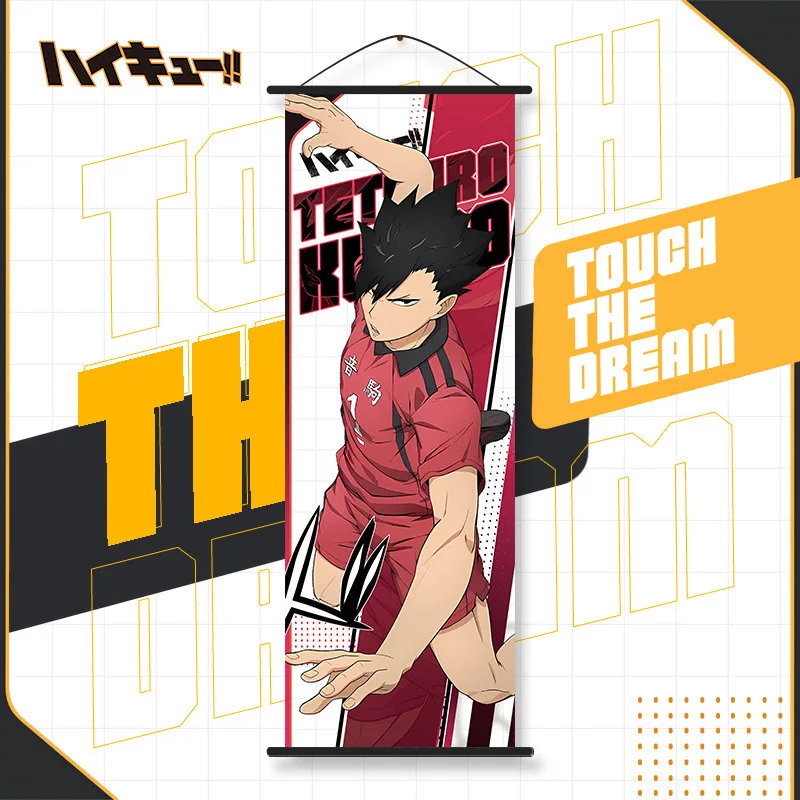 Haikyuu!! Póster Largo para Pared, Papel Tapiz de Hinata Shoyo, Decoración de Pared, Disimula Imperfecciones, Mercancía de Anime, Regalo Navideño