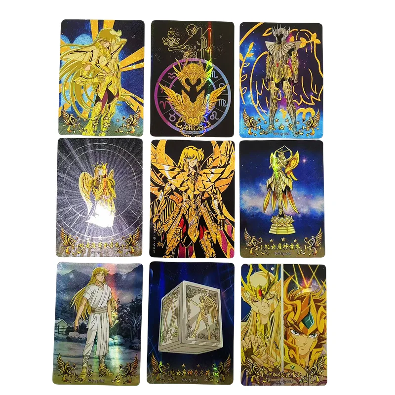 Saint Seiy:Soul of Gold Cards 12 Constellation Puzzle Collection CardsLimited Saori Kido SE BP Card regalos para niños