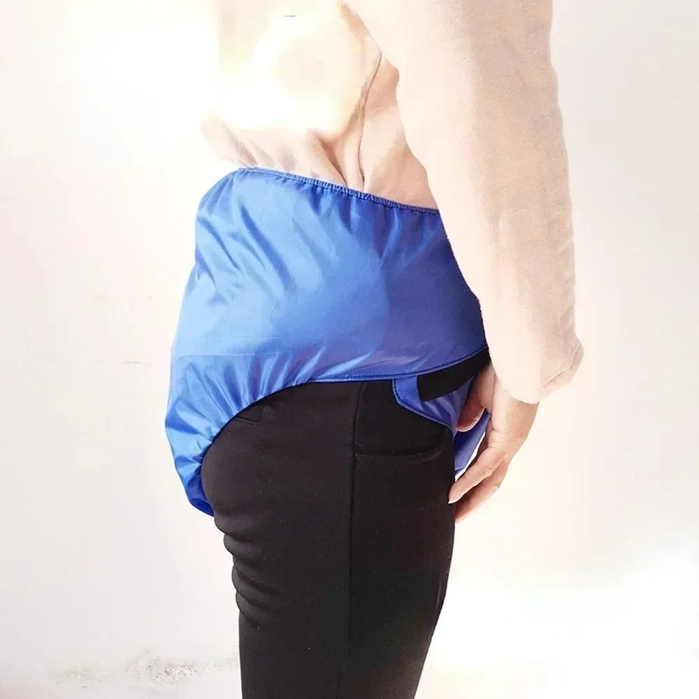 Pañal de Tela Lavable para Adultos, Pañal Impermeable para Incontinencia, Pantalones Reutilizables Súper Absorbentes, Transpirables y a Prueba de Fugas