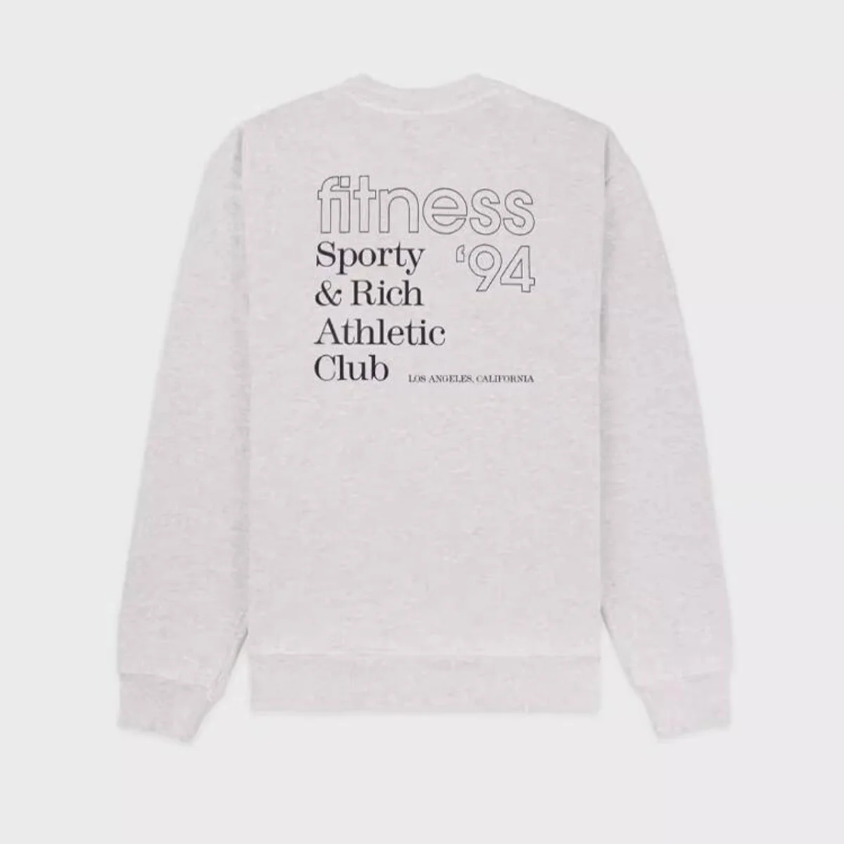 Sudaderas de lana gruesa gris con estampado de Club atlético Vintage de los años 90, jersey de manga larga con cuello redondo para mujer, jerséis de moda Ins