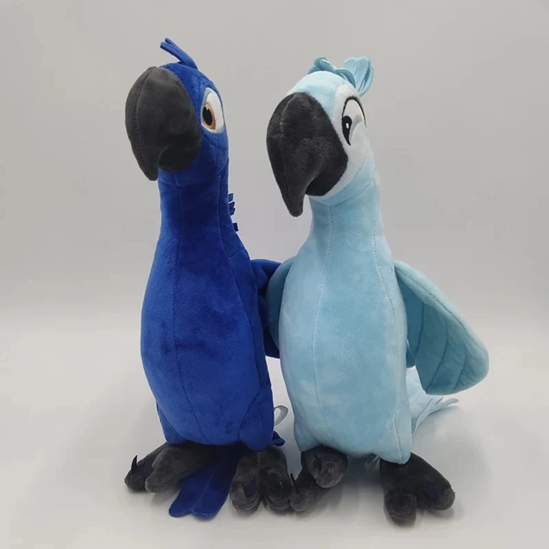 Nuevo Rio 2 película juguetes de peluche de dibujos animados 30cm loro azul Blu & joya muñecos de pájaros regalos de navidad para niños juguete de peluche