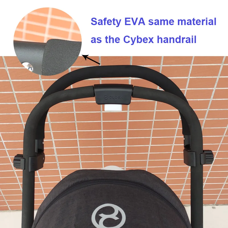 Accesorios de cochecito de bebé, manija extensible, parachoques de carril para YOYO Cybex Eezy S/S+/Twist