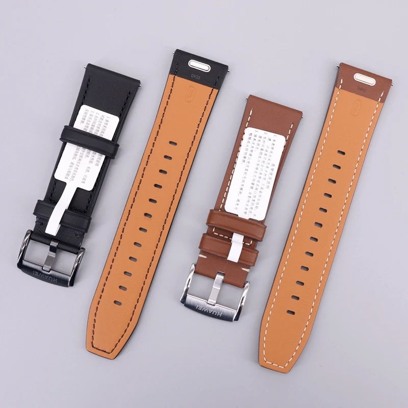 Correa de reloj original de 22 mm de nailon compuesto FKM para Huawei GT5, correa de reloj GT5 Pro, correa de cuero para muñeca GT5Pro, brazalete de titanio de 46 mm.