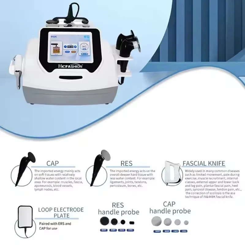 Dispositivos de Cuidado Facial con Tecnología INDIBA España 448K, Máquina de Cavitación Tecar para Cuidado Corporal RET CET RF Slim para Pérdida de Peso, Salud y Belleza