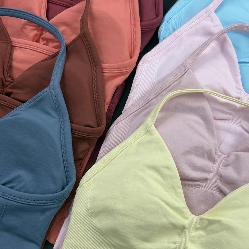 Conjunto Deportivo HISTELLO de 2 Piezas para Mujer, Top Largo con Tirantes, Conjunto de Yoga Sin Costuras, Shorts Deportivos con Efecto Push-Up, Traje de Fitness para Entrenamiento