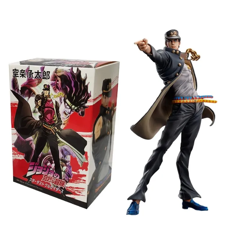 Figuras de Anime de 17CM, Kujo Jotaro Jolyne Cujoh JoJo, extraña aventura, modelo de PVC de pie, juguetes de colección de escritorio, adornos, regalos