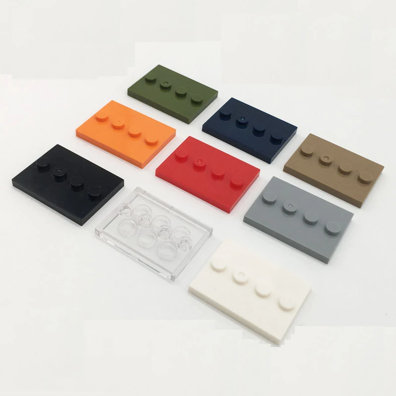 Accesorios de minifiguras, placa base universal 3X4, tablero básico, exhibición de figuras, montaje de pie, bloques de construcción, superventas