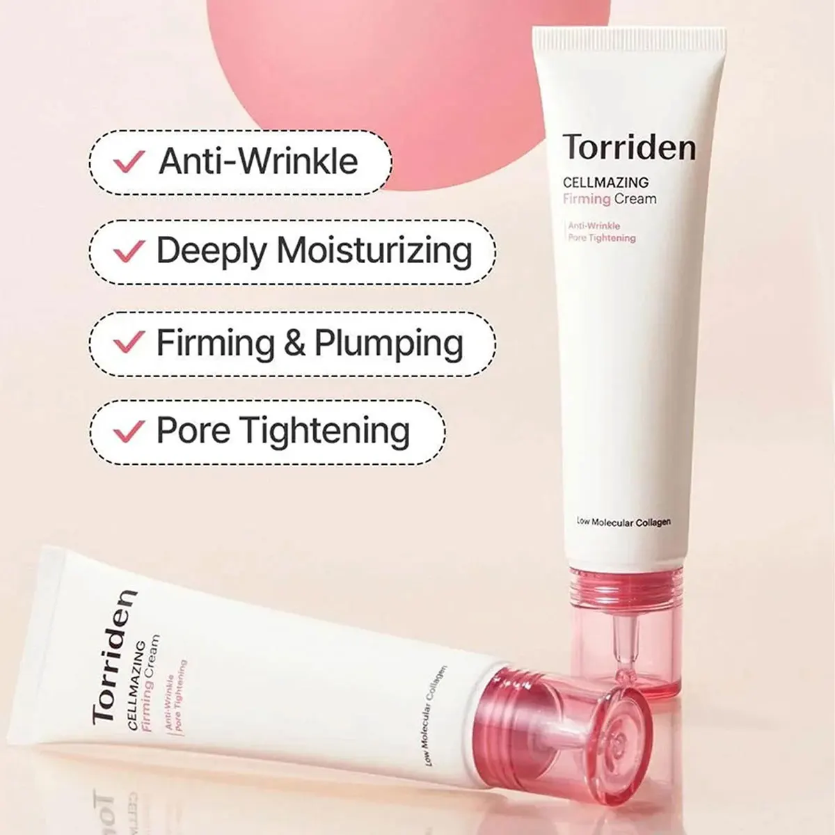 Crema Reafirmante Cellmazing de Torriden 60ml, Ligera y de Absorción Instantánea, Acabado Fresco y No Grasoso, Hidratación Duradera, Cuidado de la Piel Coreano, Maquillaje Coreano