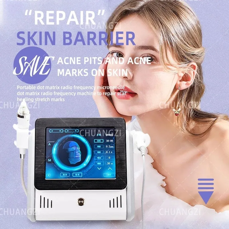 Equipo de Belleza de Microagujas RF 2 en 1 de Nueva Generación, Máquina de Radiofrecuencia Profesional para el Tratamiento del Acné y Antienvejecimiento