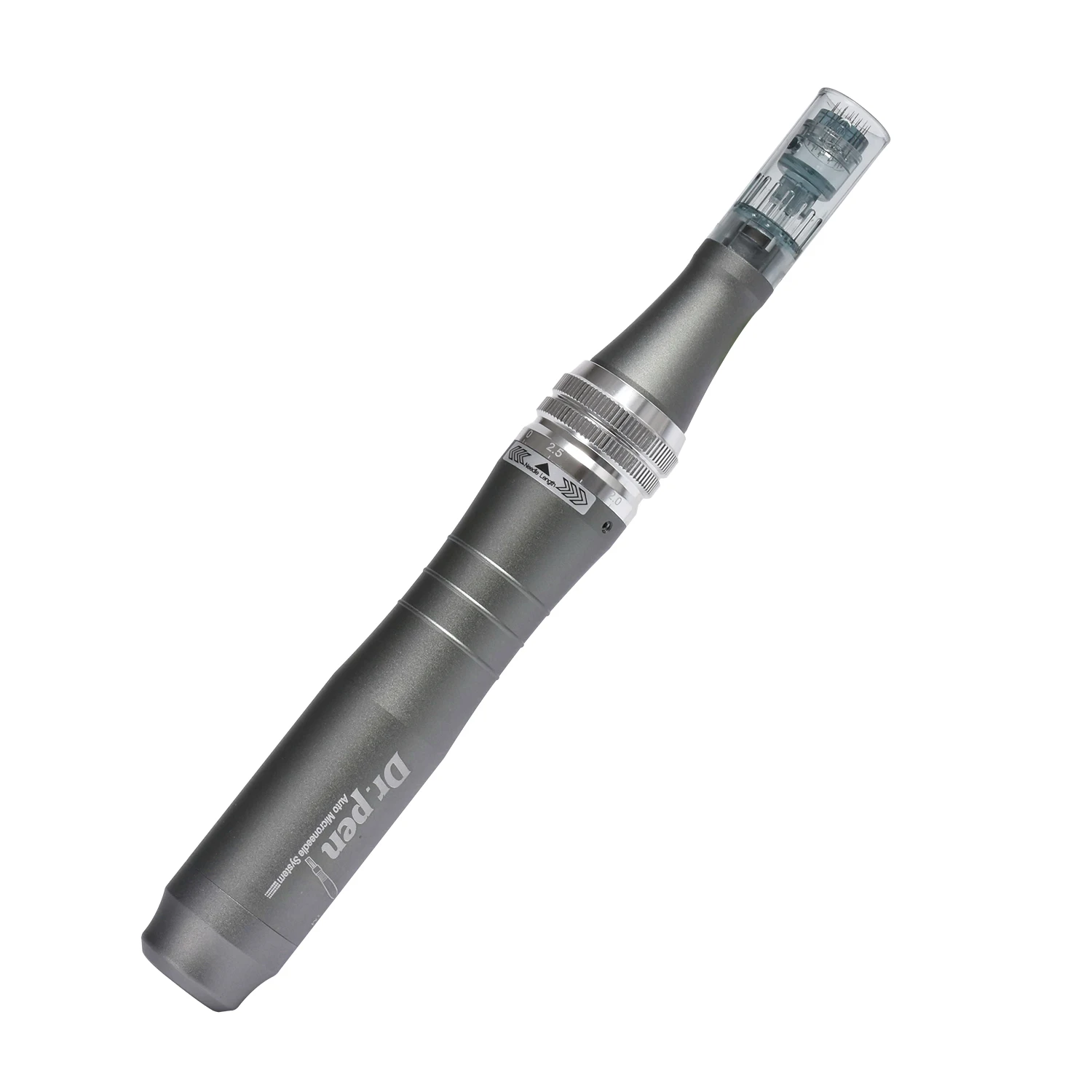 Dr. Pen Ultima M8 original, con 22 cartuchos, dispositivo inalámbrico de microagujas para el cuidado de la piel, kit de belleza, máquina de belleza, longitud de la aguja de 0,25 mm.
