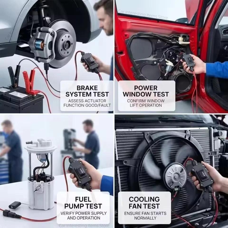 Nueva herramienta universal de liberación de motor de pinza EPB para coche, 12V, para reparación y prueba de freno de estacionamiento electrónico en vehículos