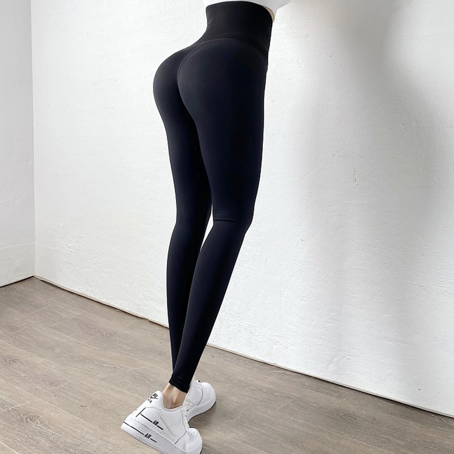 Mallas deportivas con corsé para mujer, pantalones deportivos para entrenamiento de gimnasia, trotar, Yoga, ropa deportiva elástica de cintura alta, pantalones sexys con Control de barriga