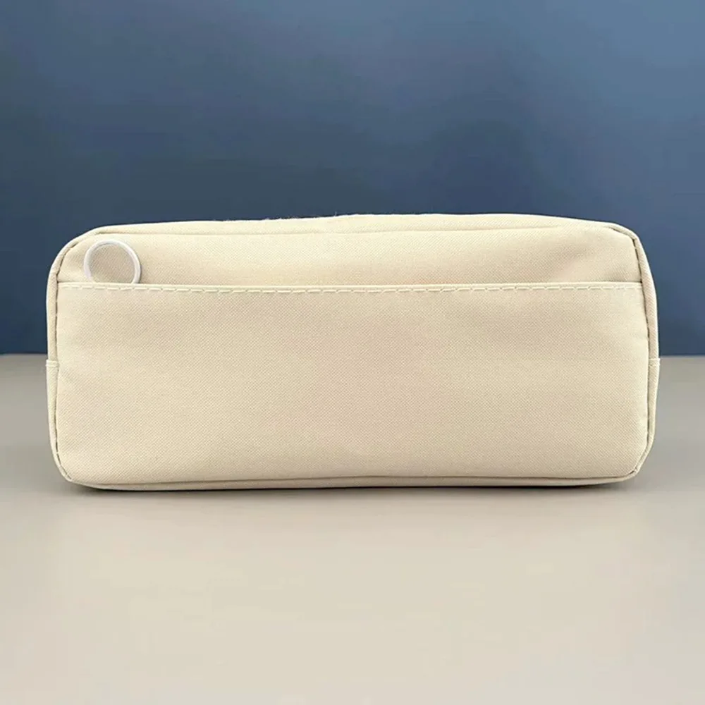 Estuche para lápices de doble capa, estuche para lápices Oxford de gran capacidad con cremallera, bolsa organizadora de papelería para escuela y oficina, regreso a la escuela