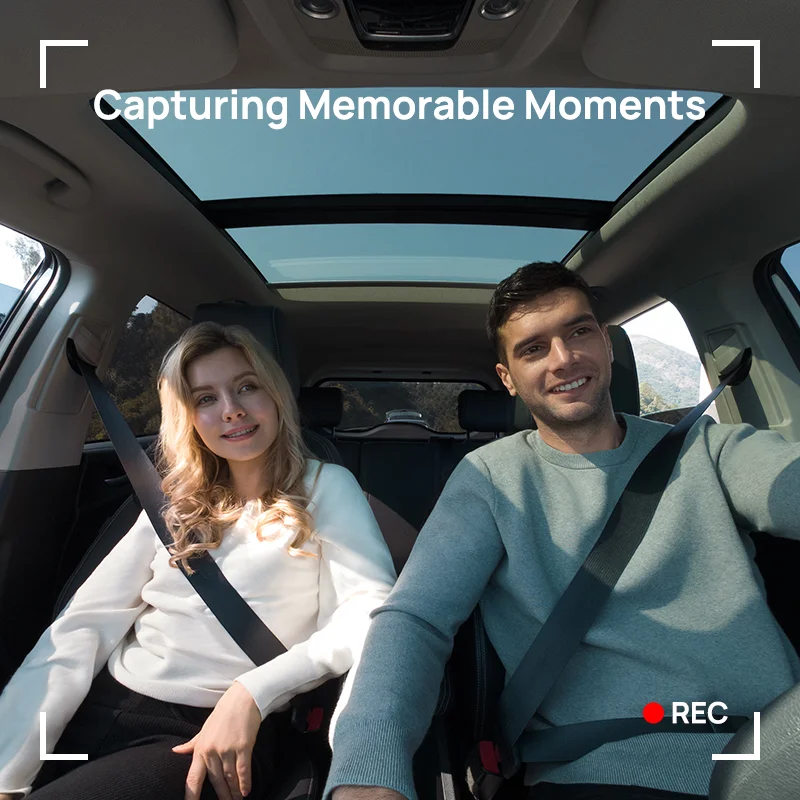 Cámara Interior 70mai FC02 Compatible con 70mai A510/A810/A800S/A500S/A400 (No se Puede Usar Junto con la Cámara Trasera)