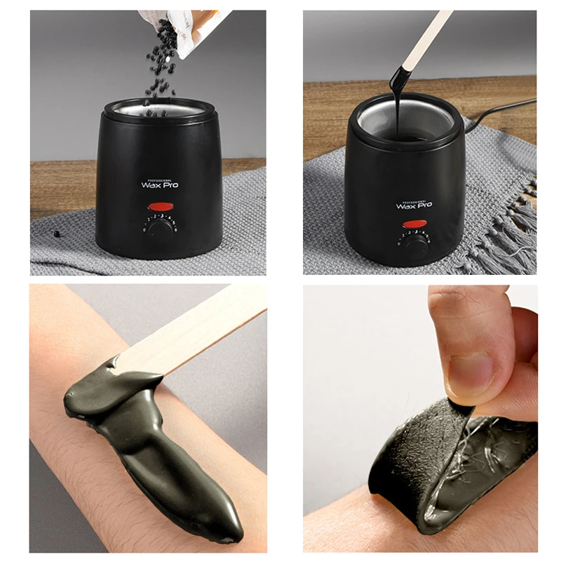 Máquina de depilación para depilación, máquina de fusión de cera, calentador de cera de 200ml, depilación, calentador de parafina, olla de inmersión