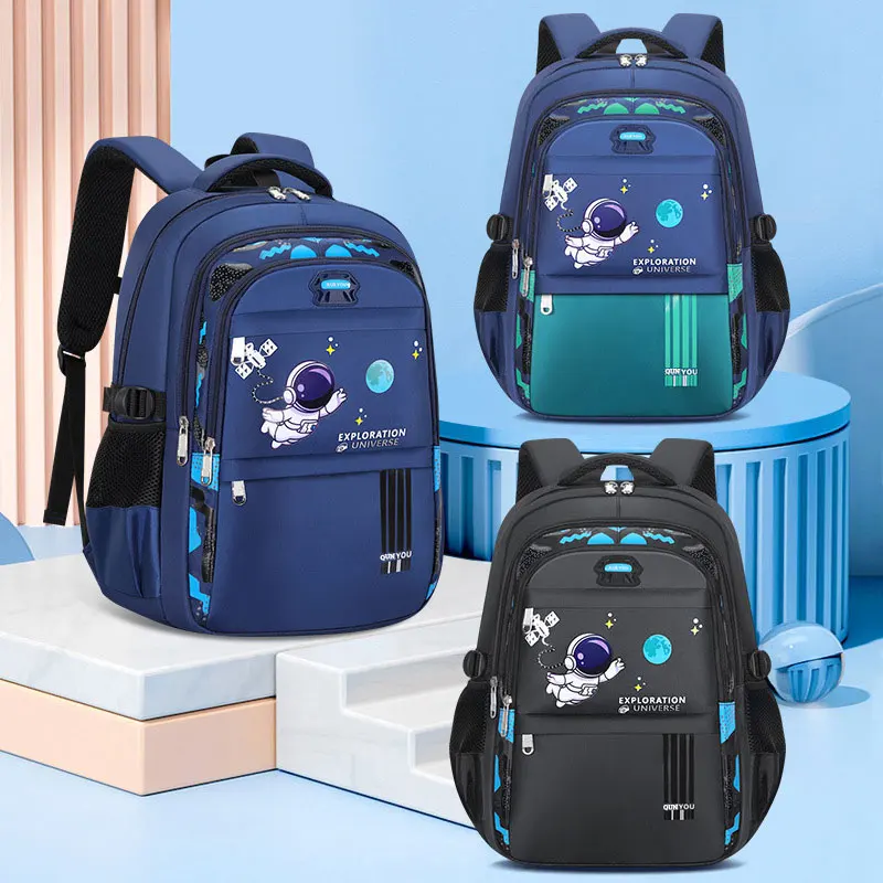 Mochila para niños, mochilas escolares para niños, Mochila escolar de astronauta, bolsa de libros primaria impermeable, Mochila Infantil
